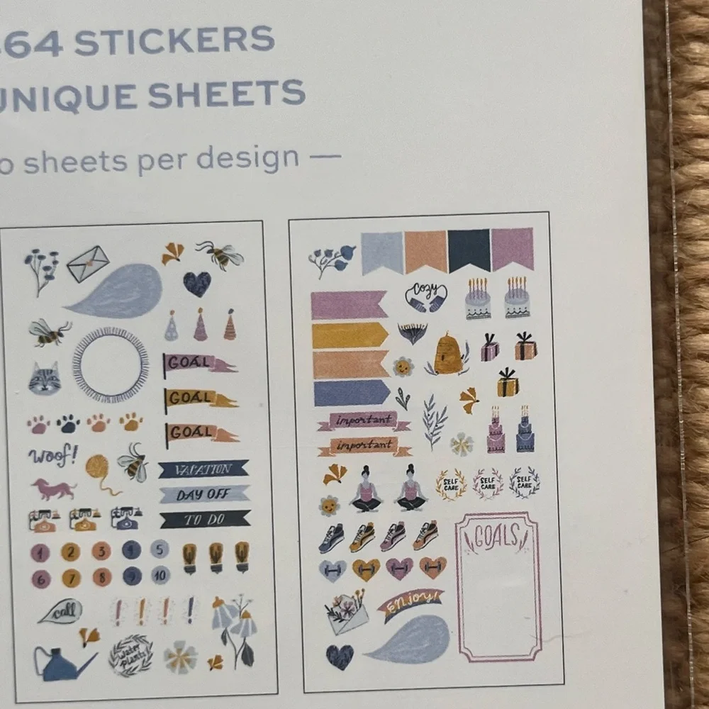 🎉🎉Spring Planner Journal Stickers for Planning — 5 Sticker Sheets